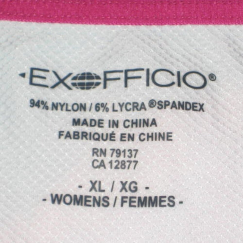 ExOfficio XL Give N Go Shelf Bra Cami Camisole Top Tie Dye Mulberry Excellent - Picture 2 of 9